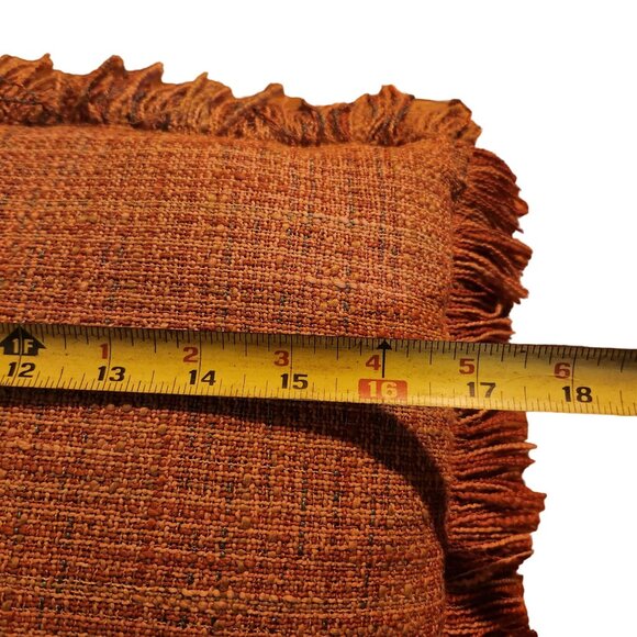 Vintage  Uniqu'uity Nash Handwoven Fringed Rectangular Pillow - Picture 2 of 5